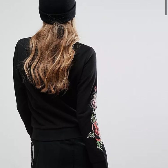 Cheap Monday Floral Slogan Sweatshirt - Picture 3 of 4